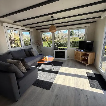 شاليه Nieuw Luxe In Bos Met Veel Privacy & Rust! بارلي ناسو